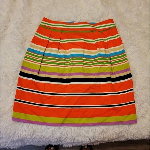 Kate spade Striped Mini skirt  sz 0 - Picture 2 of 8